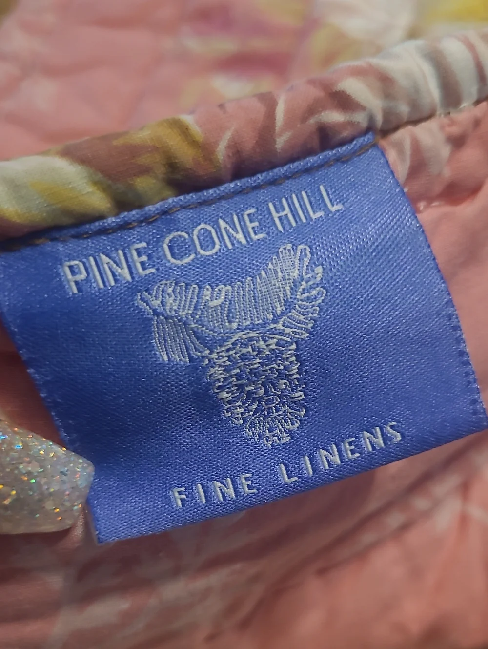 Pine Cone Hill COCO Queen Size Reversible Cotton Quilt Retired Pattern Vintage